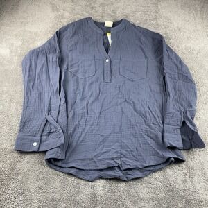 Mote Long Sleeved Shirt Womens Medium‎ Blue NWT